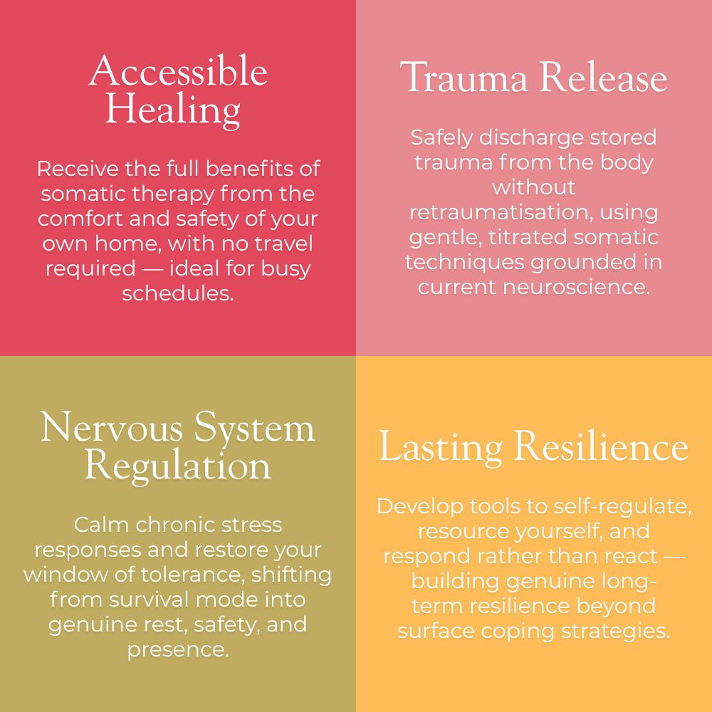 Online Somatic Therapy (Integrative) Benefits at The Dublin Wellbeing Centre Dublin 2